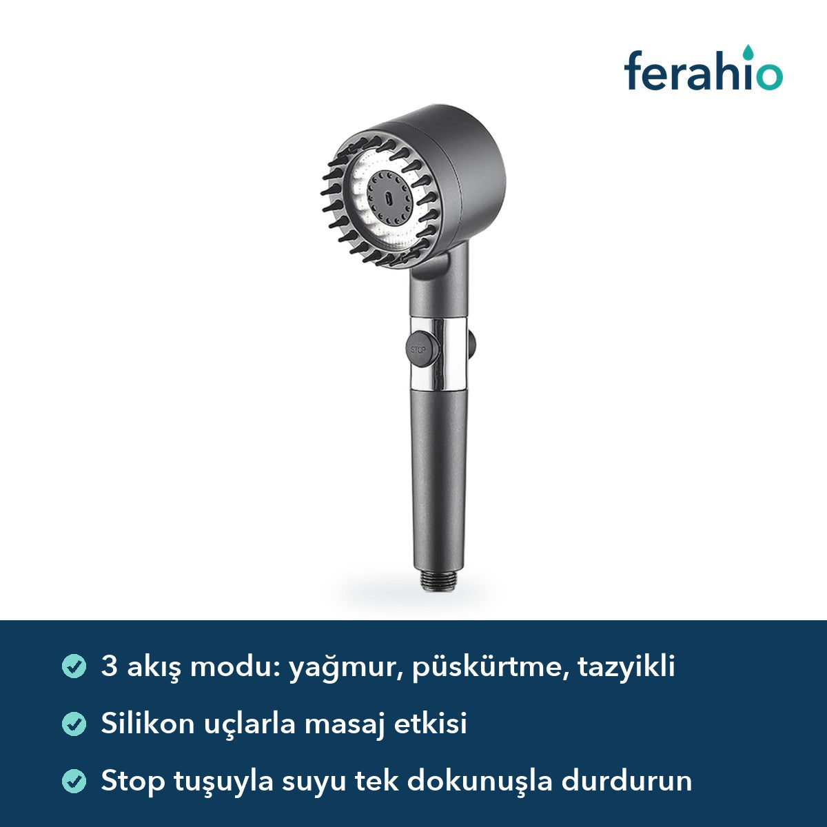 Filtreli Duş Başlığı 3 Modlu