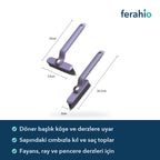 Döner Başlıklı Derz ve Köşe Temizlik Fırçası