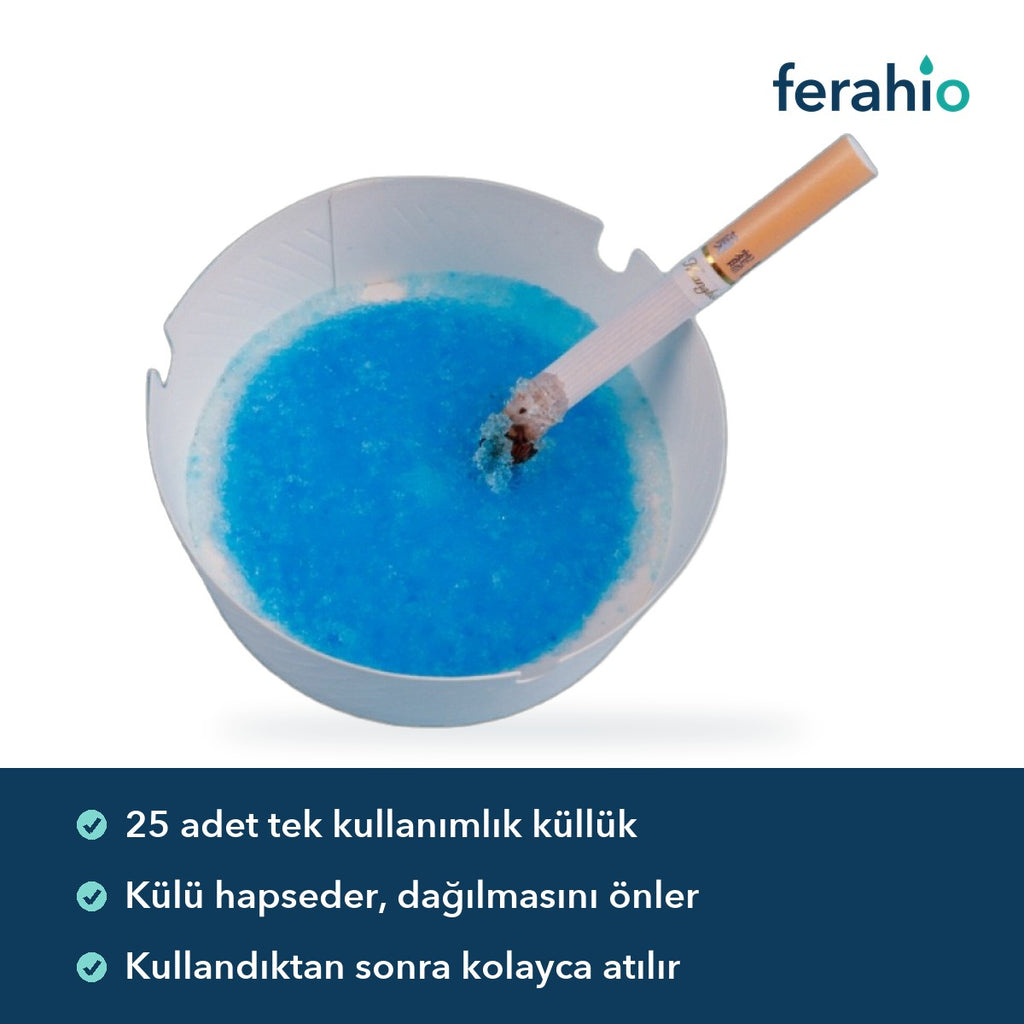 Tek Kullanımlık Jel Küllük 25 Adet