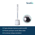 Deterjan Hazneli Silikon Tuvalet Fırçası