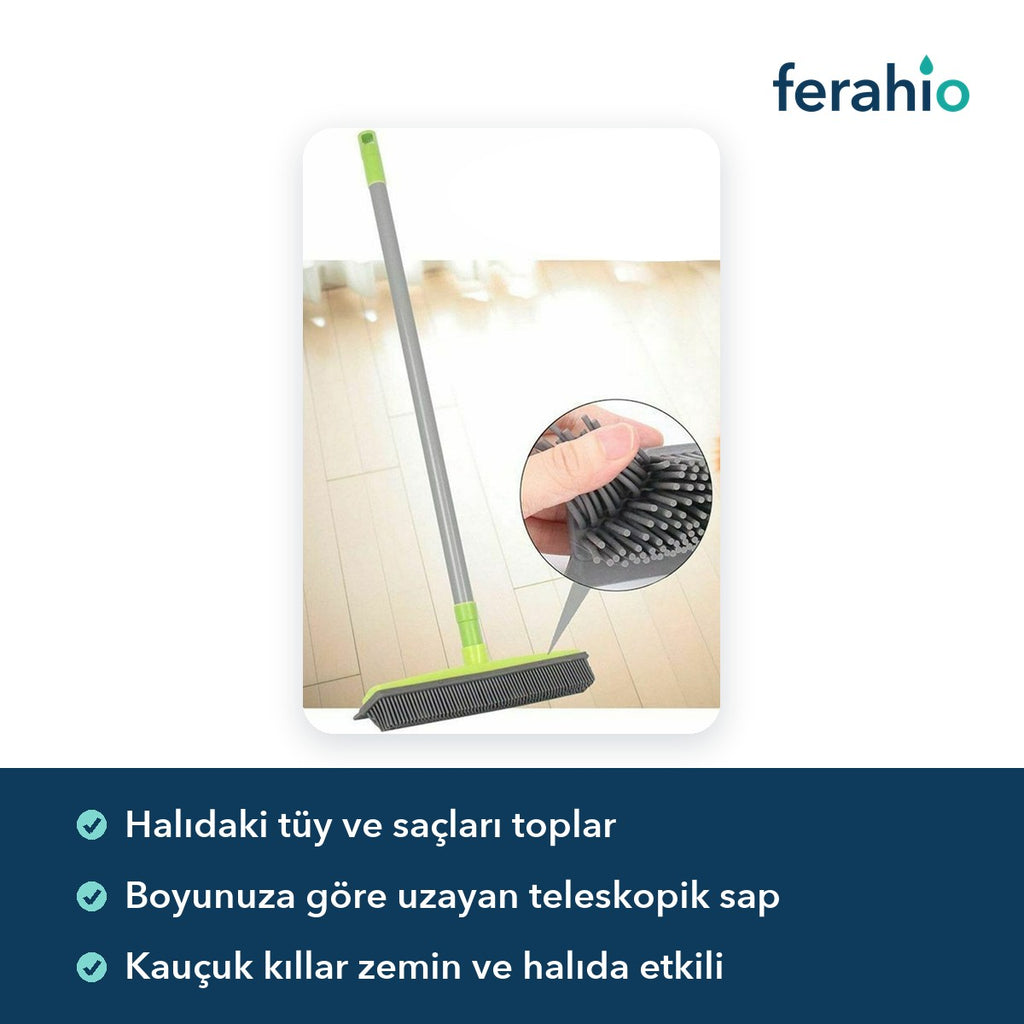 Teleskopik Saplı Kauçuk Fırça