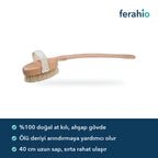 Doğal At Kılı Banyo Fırçası