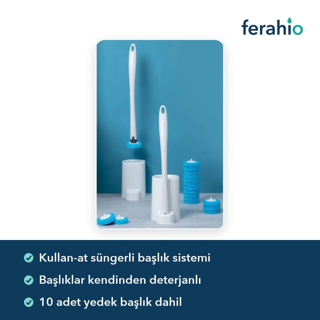 Hijyenik Tuvalet Fırçası Seti