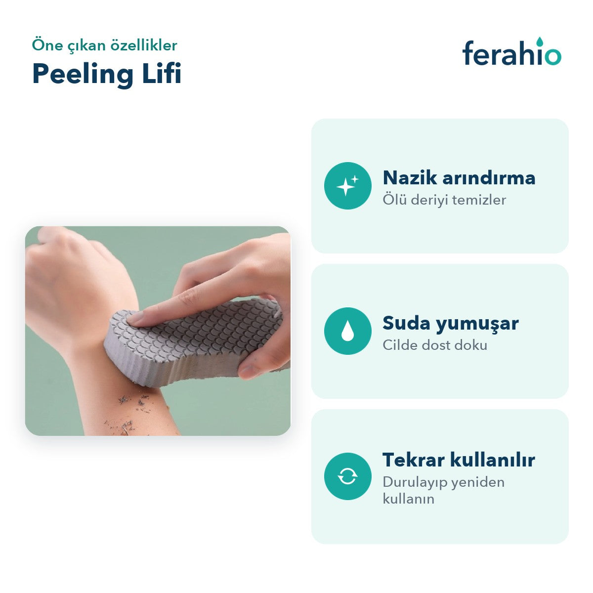 Ölü Deri Temizleyici Peeling Lifi