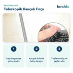 Teleskopik Saplı Kauçuk Fırça