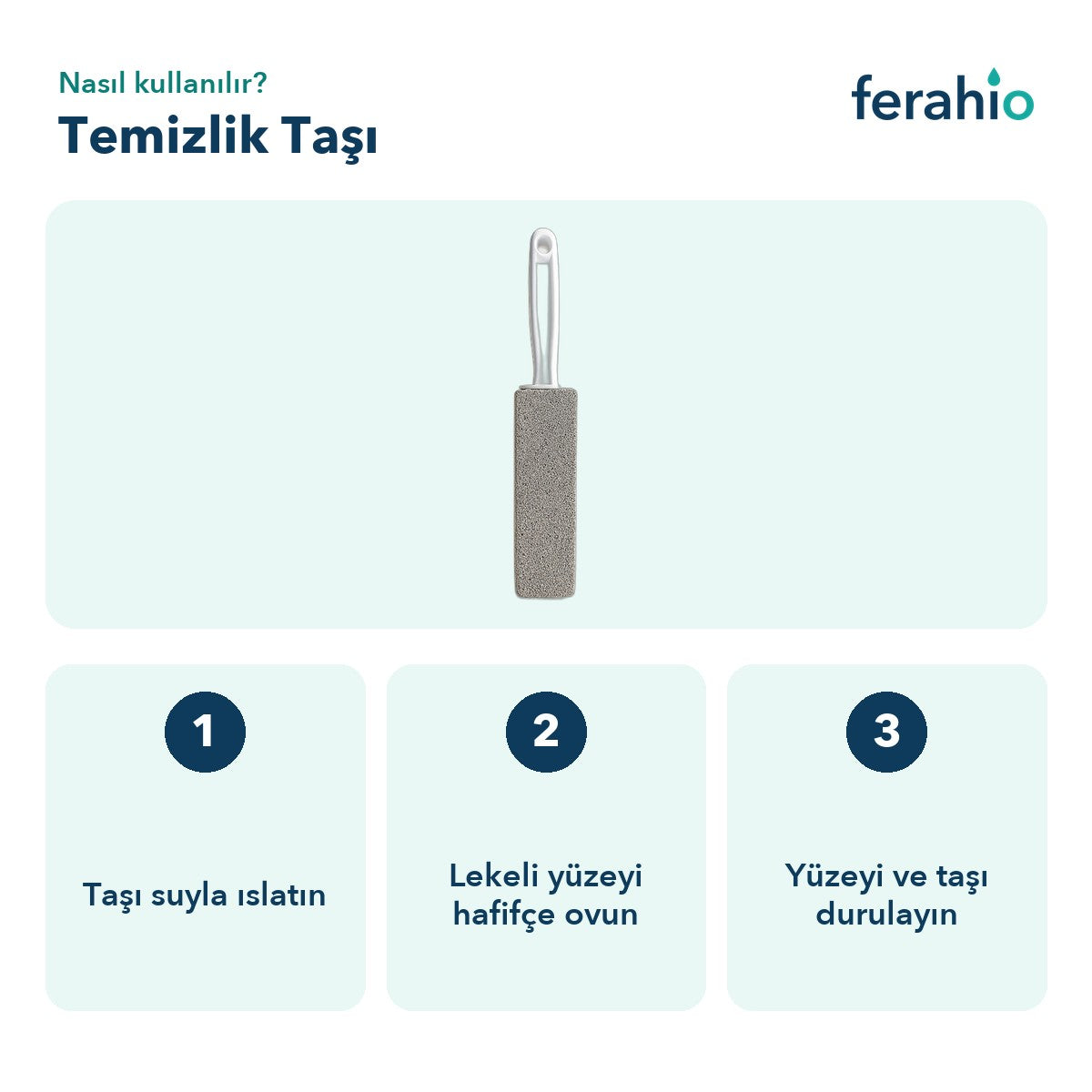 Saplı Temizlik Taşı
