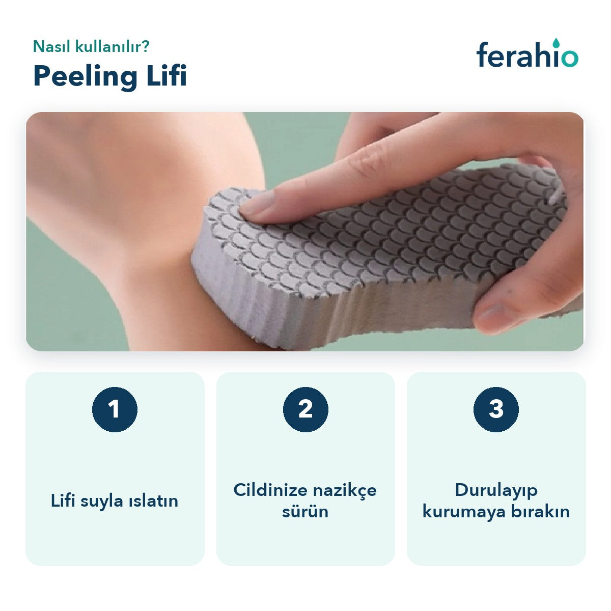 Ölü Deri Temizleyici Peeling Lifi