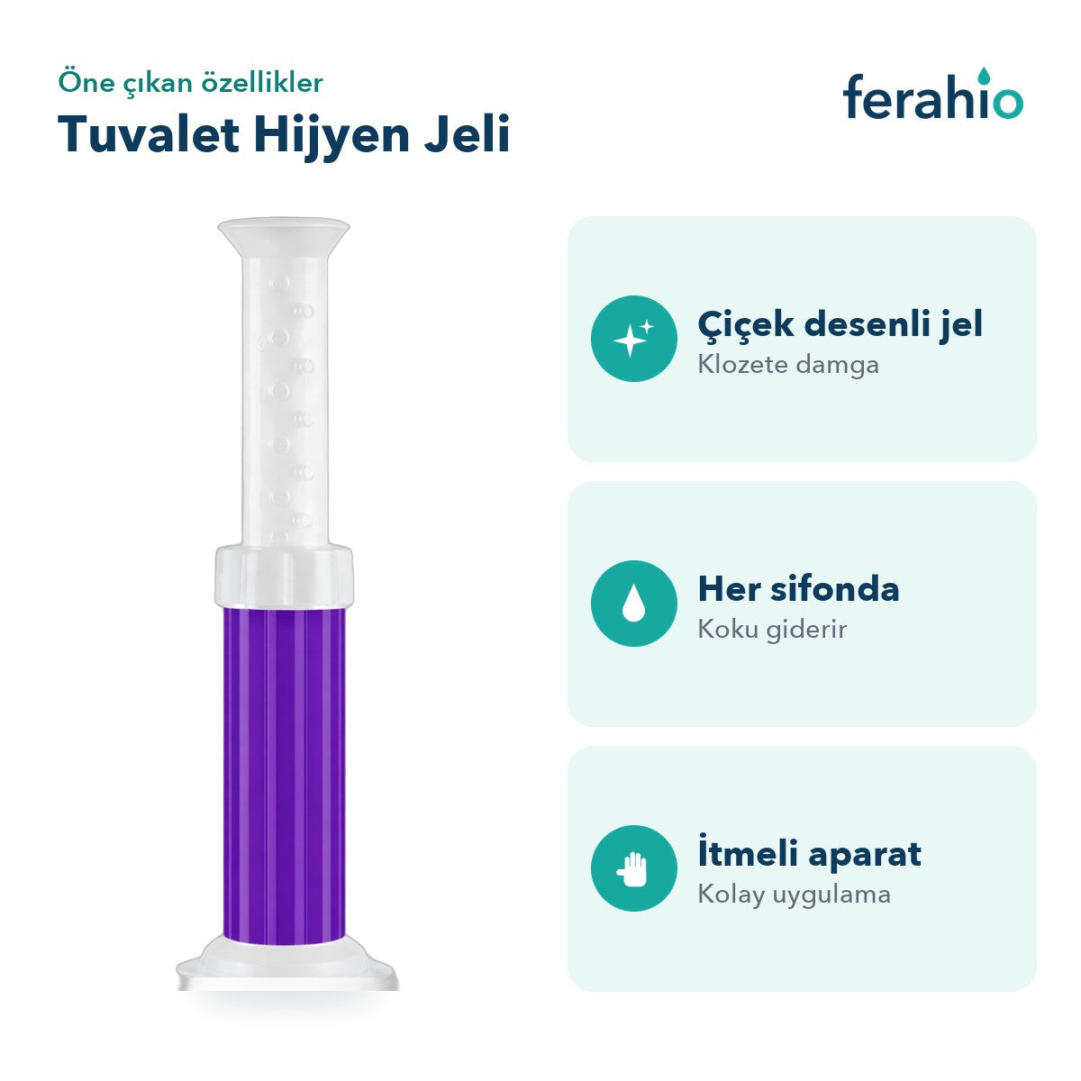 Damgalı Tuvalet Hijyen Jeli