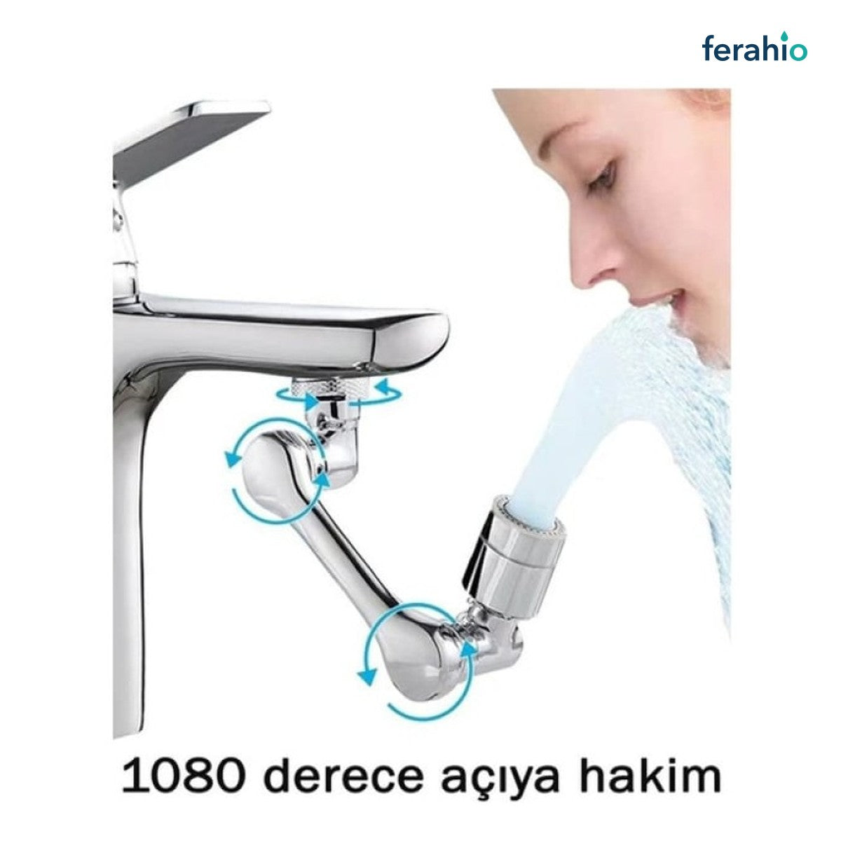 1080° Robotik Musluk Başlığı