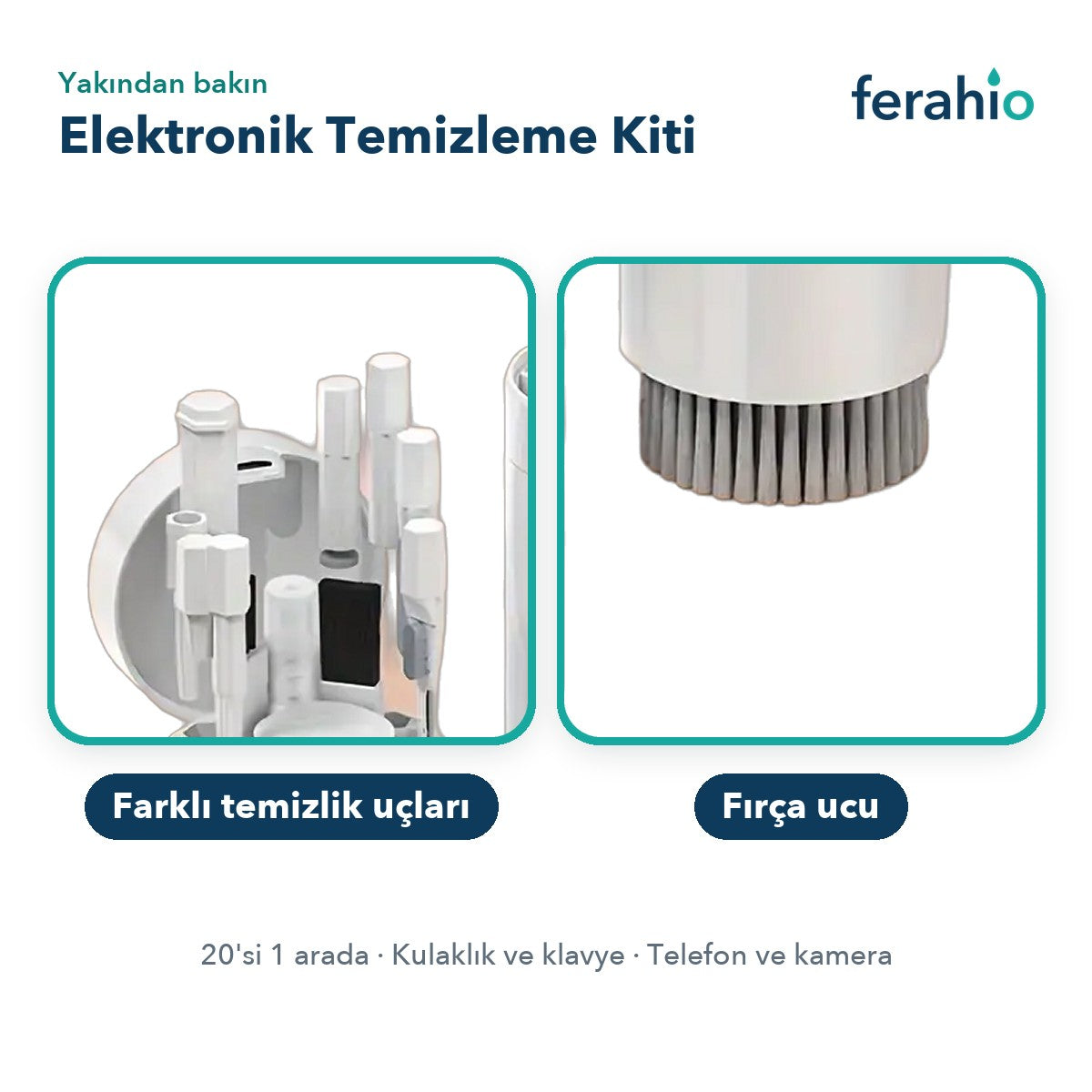 20'si 1 Arada Elektronik Temizleme Kiti