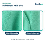 Mikrofiber Rulo Temizlik Bezi 20 Adet