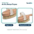 Doğal At Kılı Banyo Fırçası