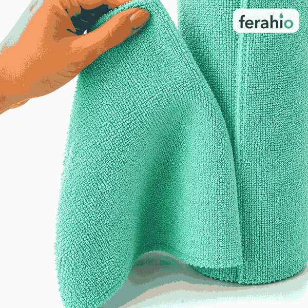 Mikrofiber Rulo Temizlik Bezi 20 Adet – 25 × 30 cm Kopar-Kullan Bez