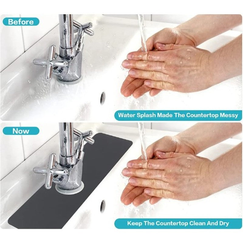 Su Emici Lavabo Kenar Matı 38 × 13 cm